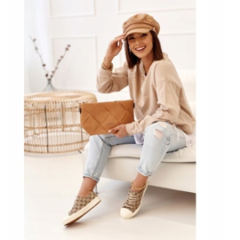 Adidași clasici pentru femei Khaki Challenge bej maro 2 Adidași clasici pentru femei Khaki Challenge bej maro 2