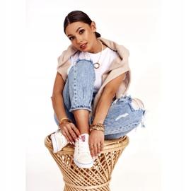 Adidași de damă Big Star DD274892 Alb-Roșu roşu 1