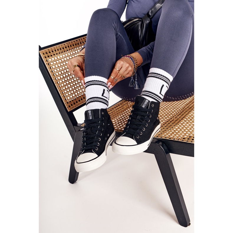 Adidași înalte pentru femei Big Star DD274330 Negru 2