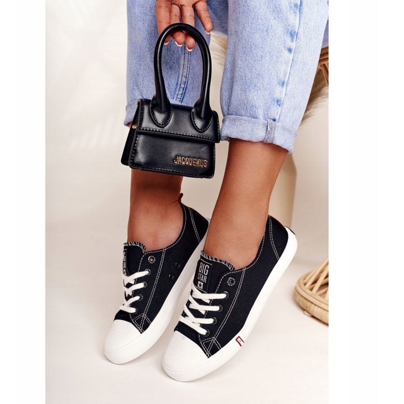 Adidași pentru femei Big Star FF274085 Negru și Roșu 2