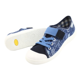 Încălțăminte pentru copii Befado 251Y132 albastru marin albastru multicolor 4