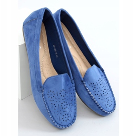 Mocasini ajurati albastru XR-1R6 Albastru 3