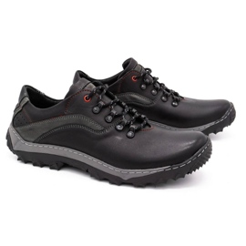KENT Pantofi de trekking pentru bărbați 268K negri negru 3
