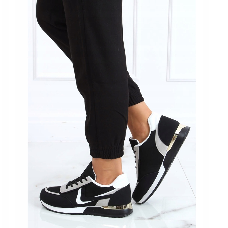 Multicolor VL121P Pantofi sport negri roșu 2