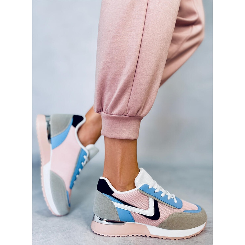 Pantofi sport multicolori VL121P Roz 2 Pantofi sport multicolori VL121P Roz 2