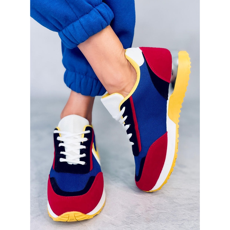 Pantofi sport multicolori VL121P Albastru 1