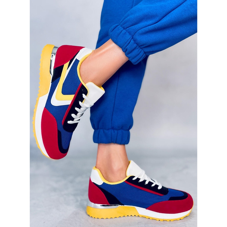 Pantofi sport multicolori VL121P Albastru 2