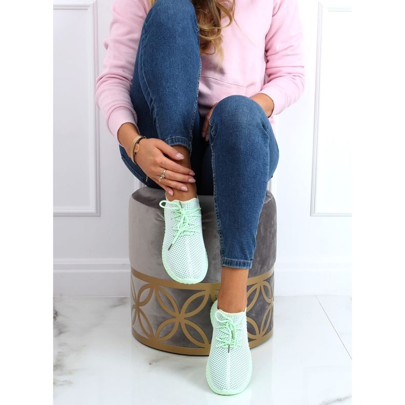 Mint NB392P Pantofi sport șosete verzi verde 1