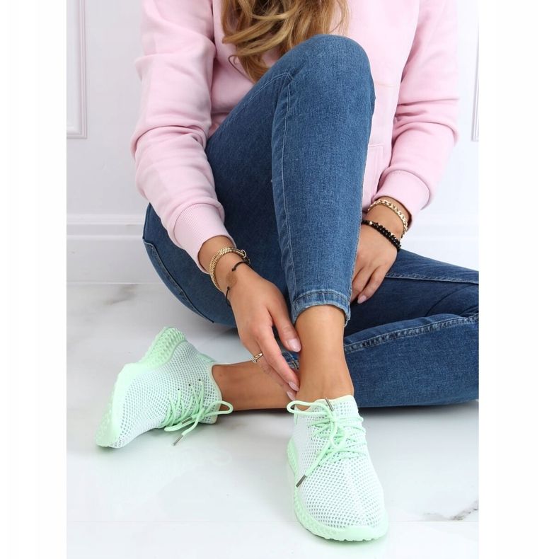 Mint NB392P Pantofi sport șosete verzi verde 2