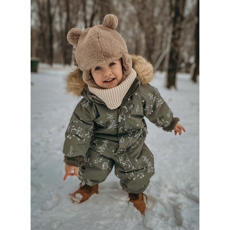 FRROCK Cizme Trappers pentru copii cu fermoar Camel Dexter maro 1