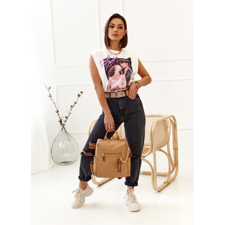 PS1 Adidași de damă pe o talpă masivă bej gros 1