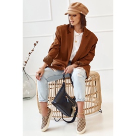 Adidași logați pentru femei Slip-On Khaki Challenge bej maro 6