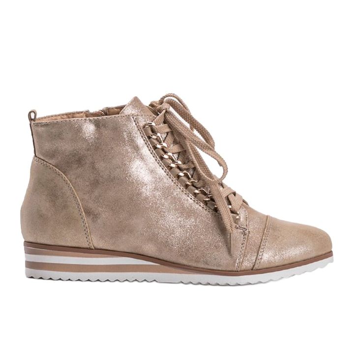 Adidași bej 15A8617 de aur 1