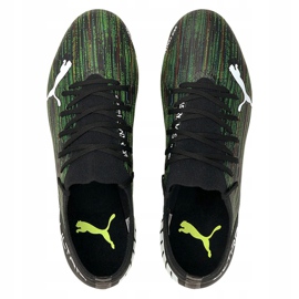 Pantofi de fotbal Puma Ultra 3.2 Fg Ag negru-verde 106300 02 1