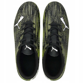 Pantofi de fotbal Puma Ultra 4.2 Fg Ag Junior negru-verde 106364 04 negru / verde 1