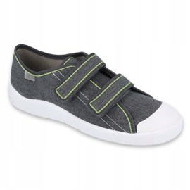 Pantofi pentru tineret Befado 124Q006 gri verde 1