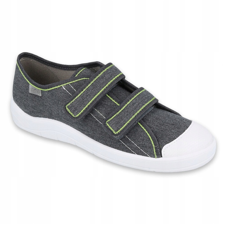 Pantofi pentru tineret Befado 124Q006 gri verde 1