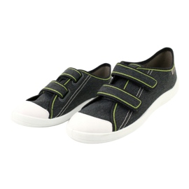 Pantofi pentru tineret Befado 124Q006 gri verde 3