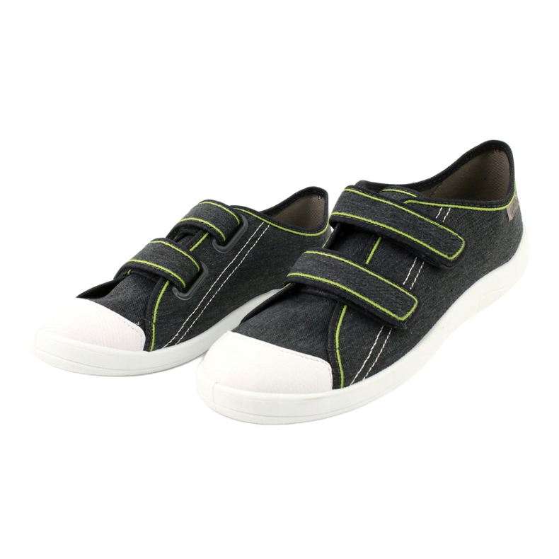 Pantofi pentru tineret Befado 124Q006 gri verde 3