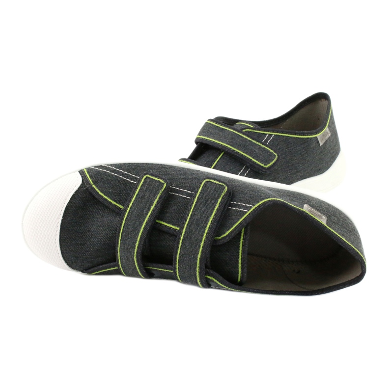 Pantofi pentru tineret Befado 124Q006 gri verde 5