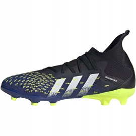 Ghete de fotbal adidas Predator Freak.3 Fg negru și albastru FY0610 1