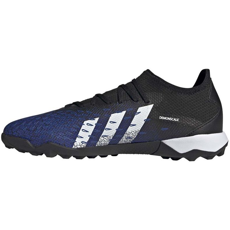 Ghete de fotbal adidas Predator Freak.3 L Tf negru și bleumarin FY0616 1