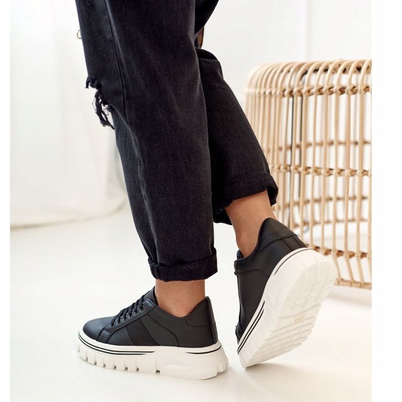 PS1 Adidași pentru femei pe platforma Riri negru 1