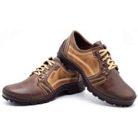 Joker Pantofi de trekking pentru bărbați 192 maro bej 4