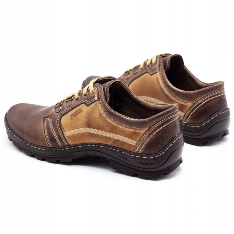 Joker Pantofi de trekking pentru bărbați 192 maro bej 5