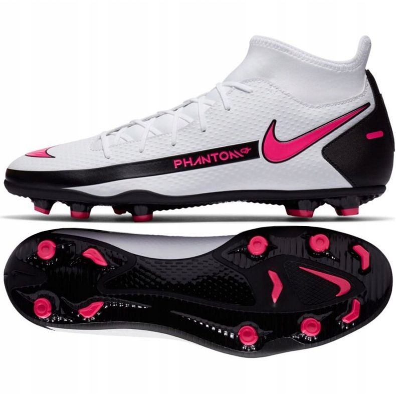 Pantofi de fotbal Nike Phantom Gt Club Df FG / MG CW6672 160 alb 7