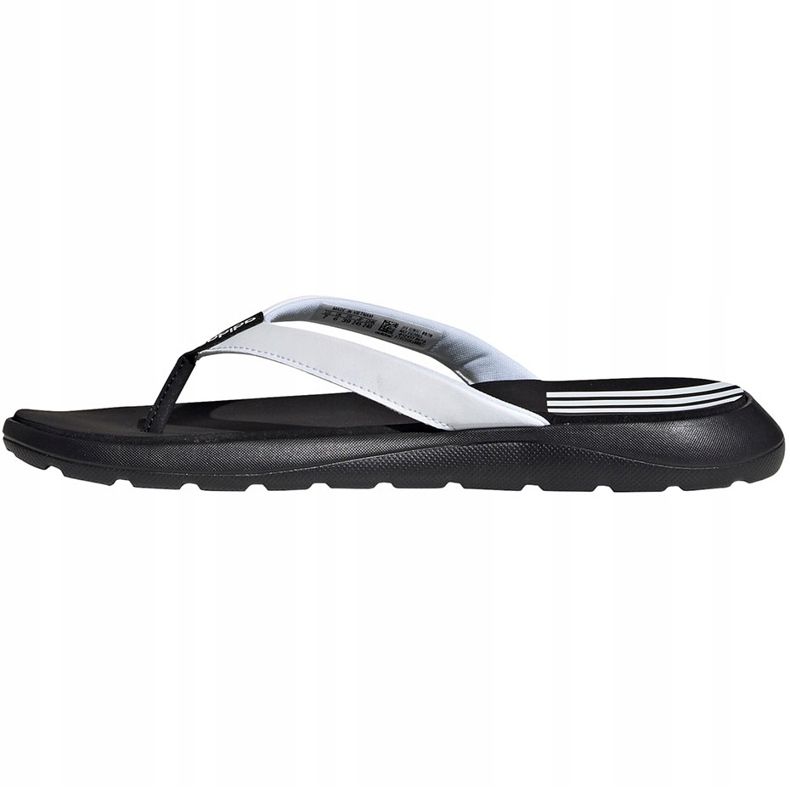 Papuci Adidas Comfort Flip Flop pentru femei, albi și negri EG2065 negru 2