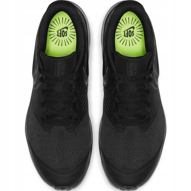 Pantofi copii Nike Star Runner negri AQ3542 003 negru 1