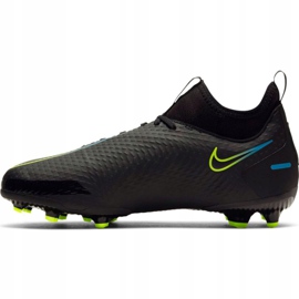 Pantofi de fotbal Nike Phantom Gt Academy Df FG / MG Jr CW6694-090 negru negru 2