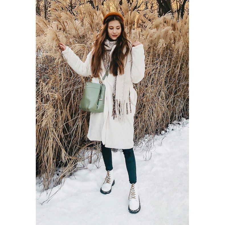 Cizme pentru femei Cizme din piele Alb GOE GG2N3057A 1 Cizme pentru femei Cizme din piele Alb GOE GG2N3057A 1