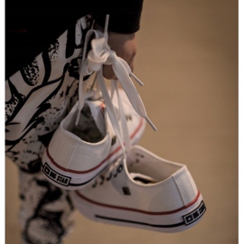 Adidași clasici mici pentru copii Big Star HH374089 Alb 2