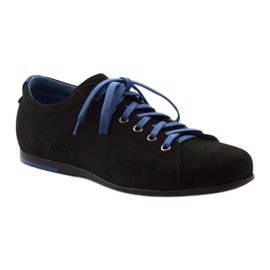 Pantofi sport bărbați negri Pilpol C191 negru albastru 1