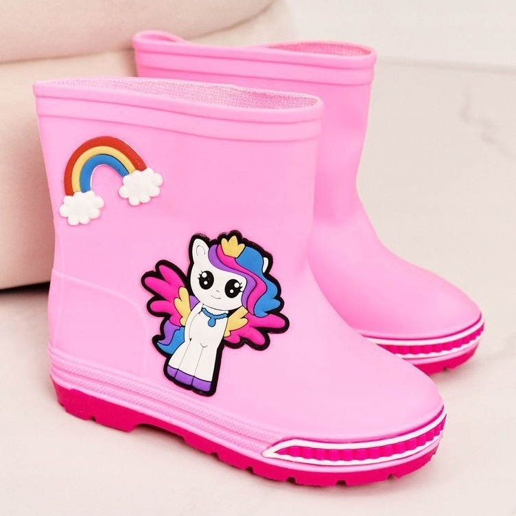 Galoși roz pentru copii cu un ponei 2