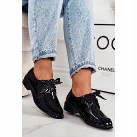 Pantofi lăcuți pentru femei Laura Messi 2044 Negru 1