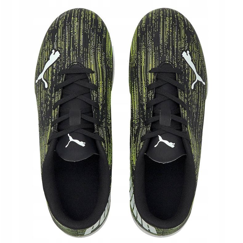 Cizme de fotbal Puma Ultra 4.2 Tt Junior negru-verde-alb 106367 02 1