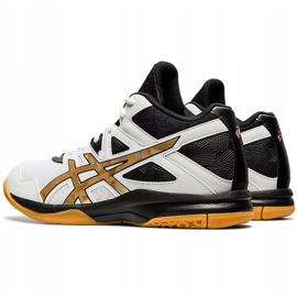 Asics Gel-Task Mt 2 alb-negru-auriu 1071A036 102 pantofi de volei pentru bărbați 4