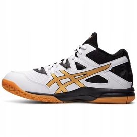 Asics Gel-Task Mt 2 alb-negru-auriu 1071A036 102 pantofi de volei pentru bărbați 2