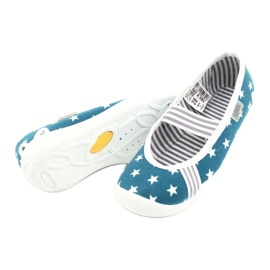 Pantofi pentru copii Befado 193X066 alb albastru 4