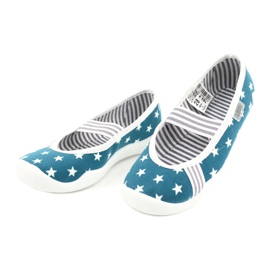 Pantofi pentru copii Befado 193X066 alb albastru 3