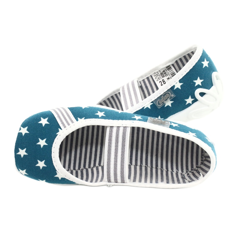Pantofi pentru copii Befado 193X066 alb albastru 5
