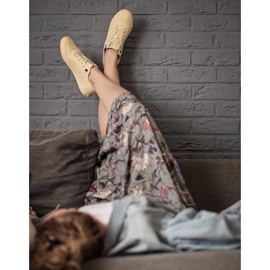 Adidași pentru femei Big Star Yellow DD274441 galben 1