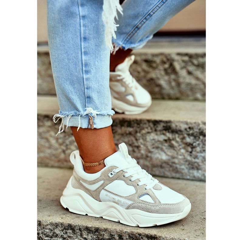 Pantofi sport dama Big Star GG274657 bej 1