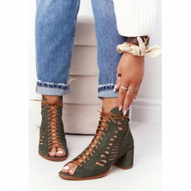 Cizme verzi Maciejka din piele de piele de damă 04040-09 bej 2 Cizme verzi Maciejka din piele de piele de damă 04040-09 bej 2