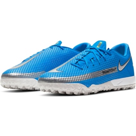 Pantof de fotbal Nike Phantom Gt Academy Tf CK8470 400 albastru albastru 3