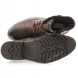 Mario Pala Cizme bărbătești cu blană 312 maro 3