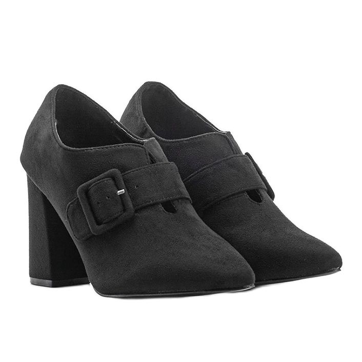 Ghete negre din piele ecologică Galilea negru 1 Ghete negre din piele ecologică Galilea negru 1